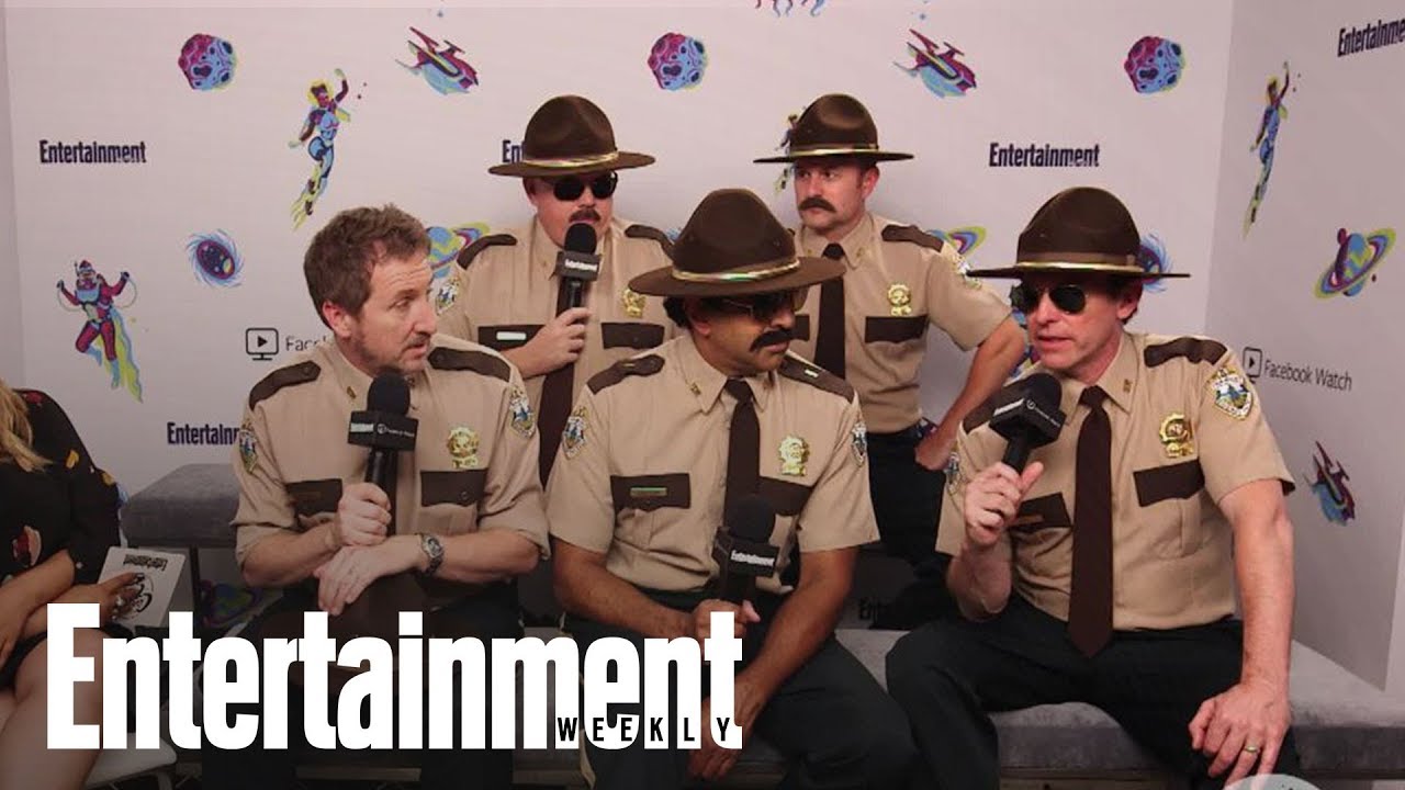 Super Troopers 2 Cast Jokes They Got A Cease & Desist From Canada | SDCC 2018 | Entertainment Weekly