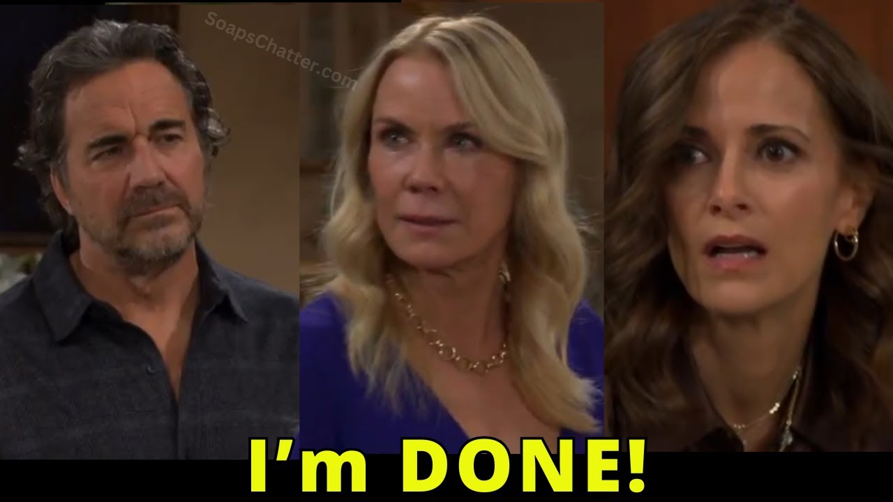 Bold & Beautiful Drama: Brooke's Epic Showdown with Ridge & Taylor! 💥🔥