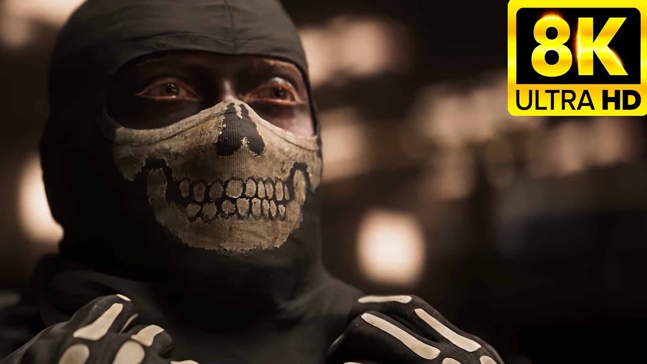 💀[8k] Simon "Ghost" Riley "Face Reveal" Cutscene ► | Call of Duty: Modern Warfare II - PC [8K 60FPS]