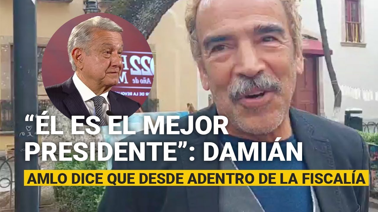 “Él es el mejor Presidente”: Damián Alcazar responde a AMLO su elogio de mejor actor