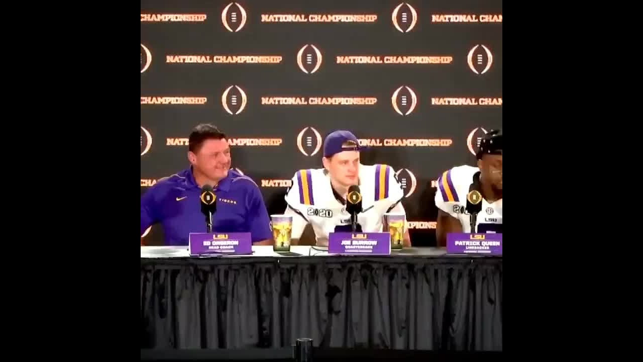 This Coach O-Joe Burrow exchange is still classic 😎 | #Shorts