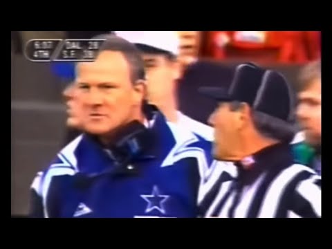 John Madden never saw a coach as mad as Barry Switzer. Dallas Cowboys.