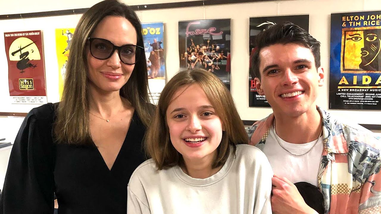 Angelina Jolie Takes Daughter Vivienne to See 'Dear Evan Hansen'