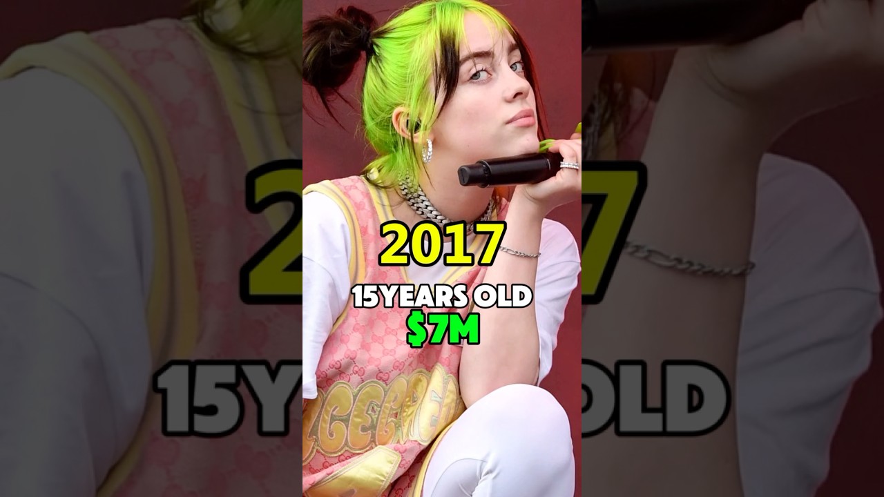 Billie Eilish  Networth Over the Years.🦋#billieeilish #networth