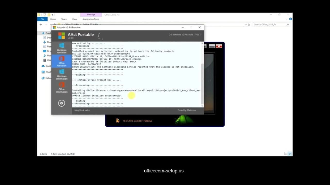 officecom-setup.us - Enter Product key