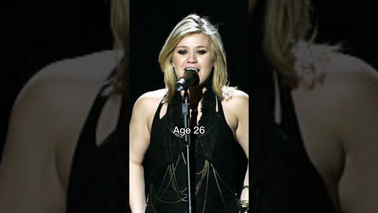 Kelly Clarkson’s Age from 41 to 5 YEARS OLD 😳😍 #shorts #nostalgia #thenvsnow