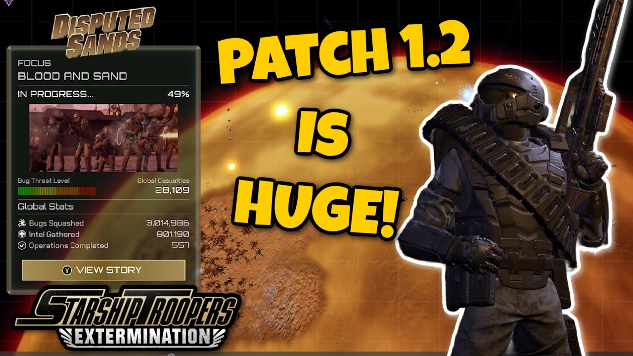 STE Patch 1.2 is Massive! Starship Troopers Extermination