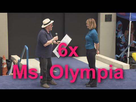 Cory Everson 6x Ms. Olympia at Muscle Beach 5/29/23
