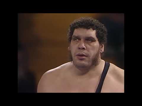 Andre the Giant vs Big John Studd 04 04 89