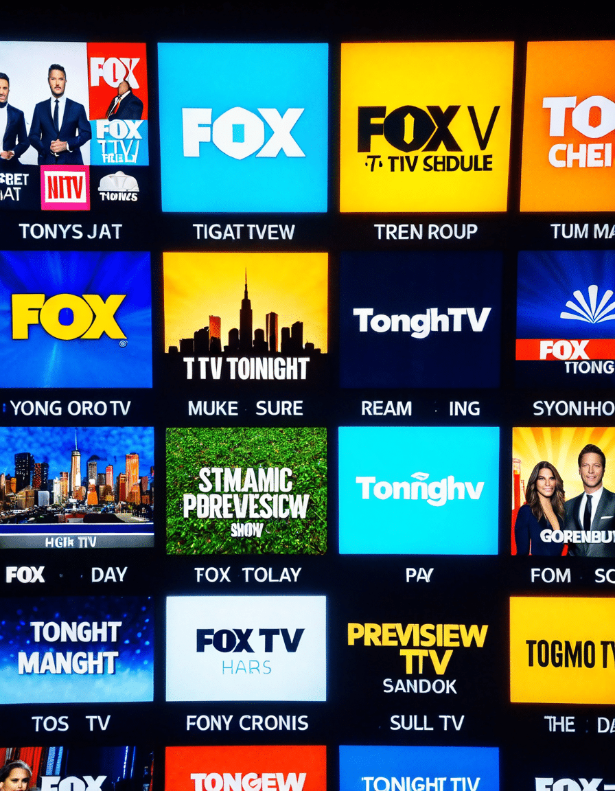 fox tv schedule tonight
