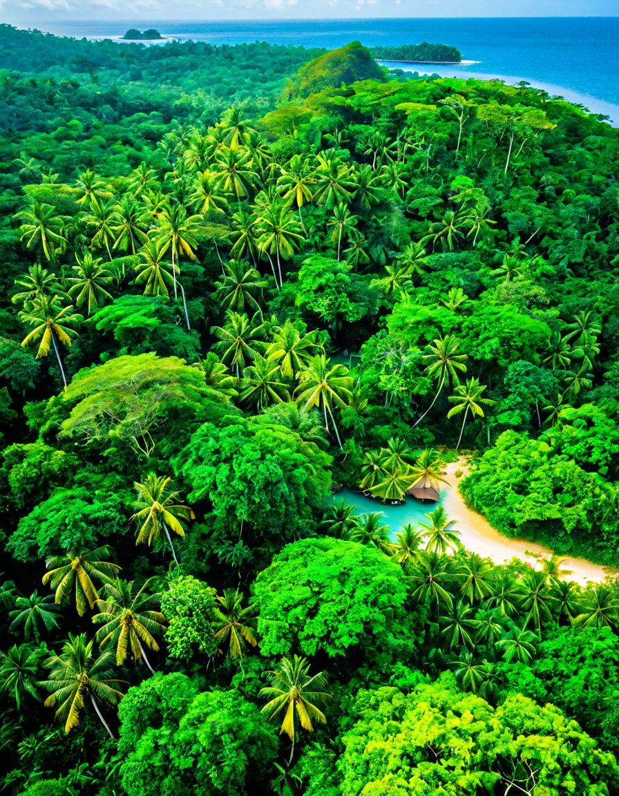 the island